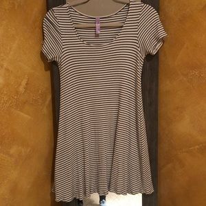 Striped swing dress